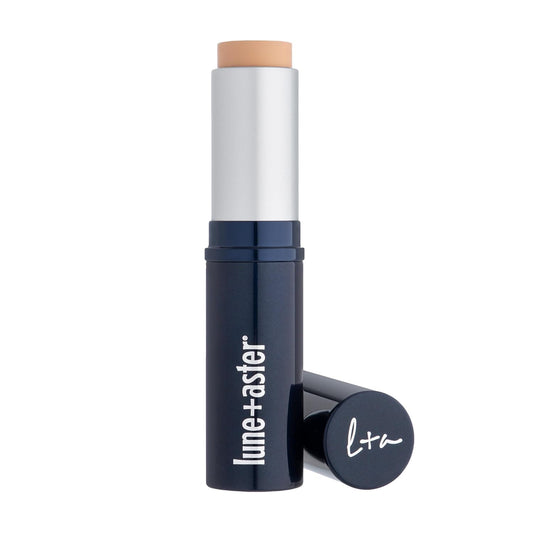 Lune+Aster Dawn To Dusk Foundation Stick | Mess-Free, Lightweight Formula, Medium To Full Coverage